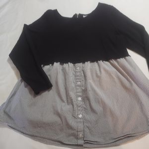 Maternity black blouse
